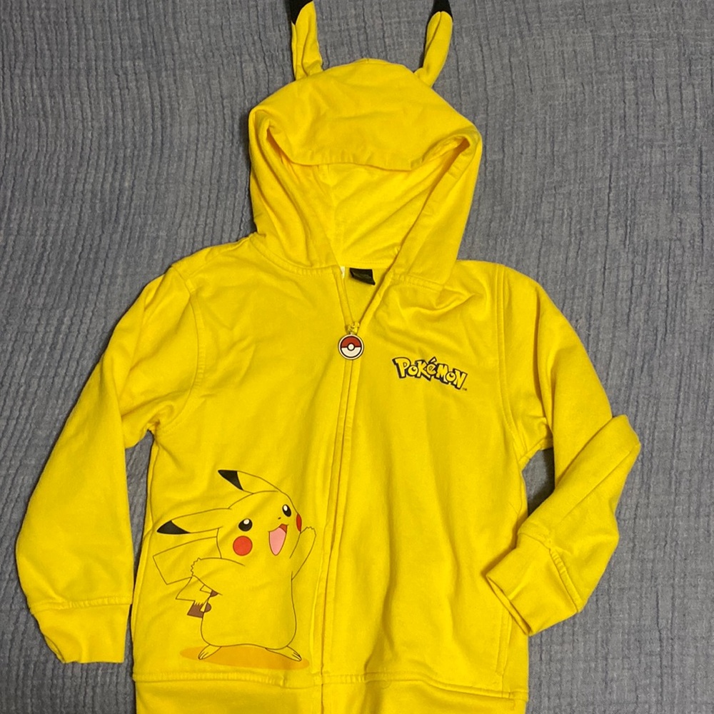 Childrens size small Pokémon Pikachu hoodie